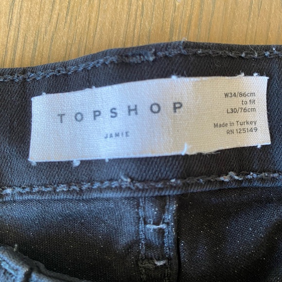 Topshop Jamie black pants - Picture 6 of 8